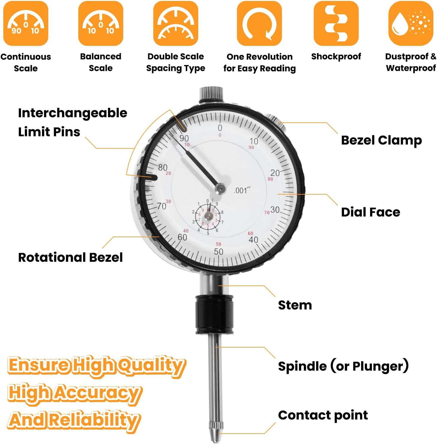 For Diesel Engines Cylinder Liner Protrusion Measurement Tool Dial Indicator🔥