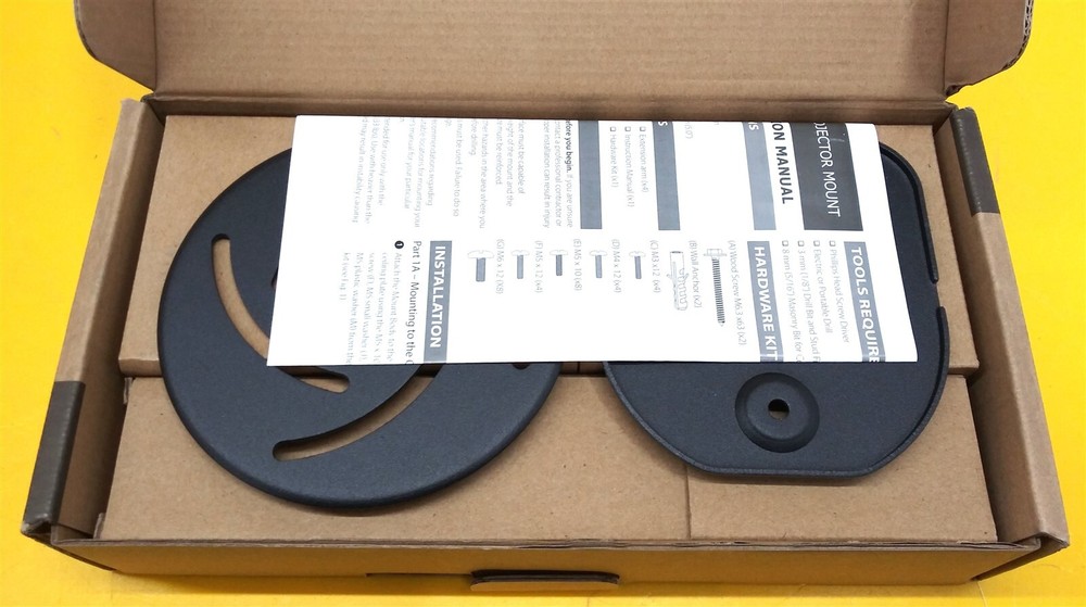 ⭐️⭐️⭐️⭐️⭐️ Dyna Vista Universal Projector Ceiling Mount Black