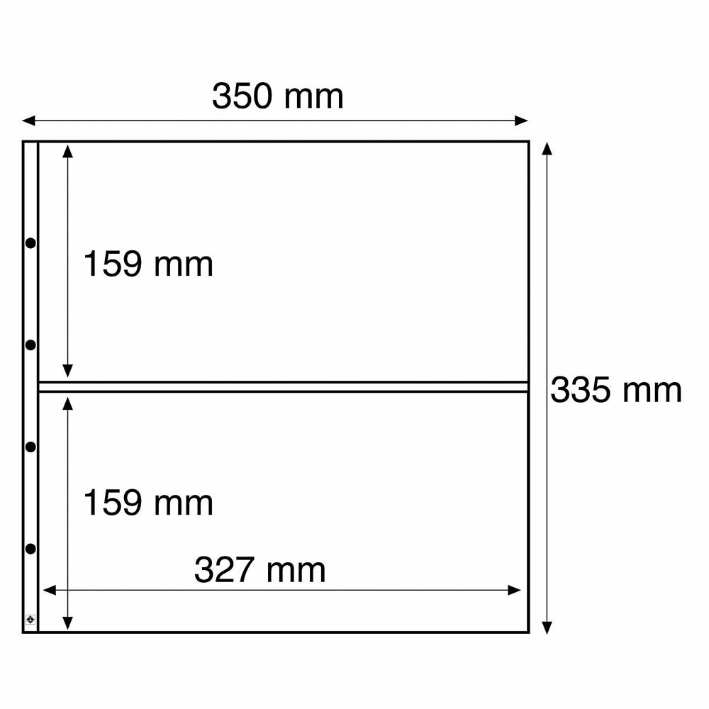 Lighthouse Maximum 2 Pocket Pages - Modern Postcards Stamp Blocks Black 5 Sheets