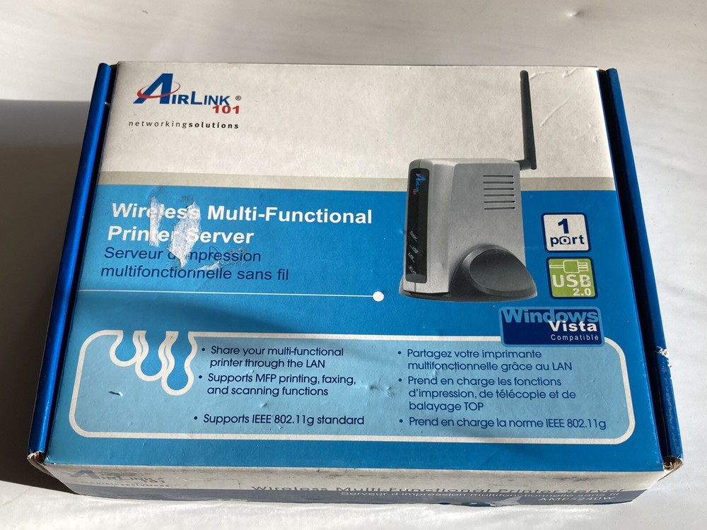 AirLink 101 Wireless Multi-Functional Printer Server AMPS240W