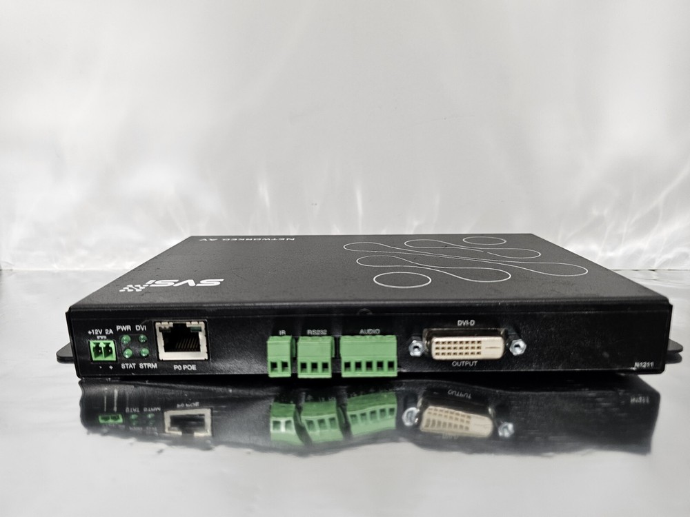 SVSi N1211 Networked AV Decoder Security Surveillance Monitoring Audio Visual