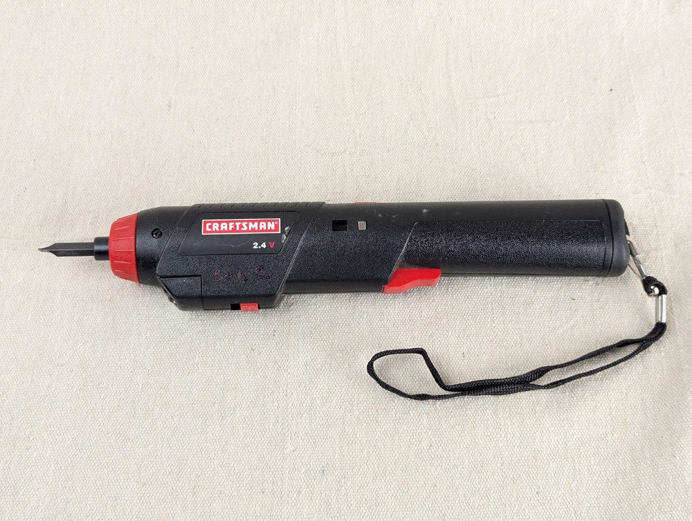 Sears Craftsman Cordless Screwdriver Adjustable Handle Model 315 Missing Cradle