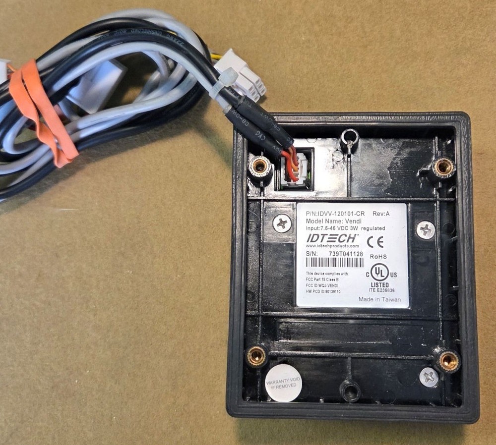 Crane ID Tech vending machine credit card reader - Tested good
