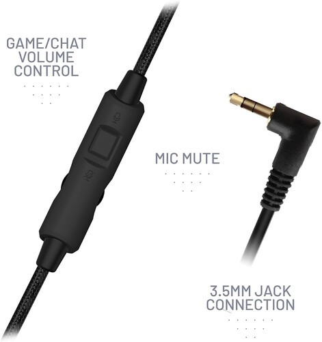 PC Accessory: Wired Headset - 4Gamers C6-100 - Strike: Compatible with PC, Switc