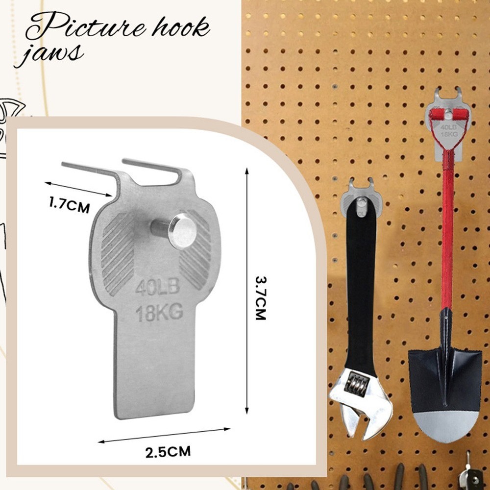 Adaptable Nail Hooks for Kitchen and Bathroom Designed for Hanging Solutions
