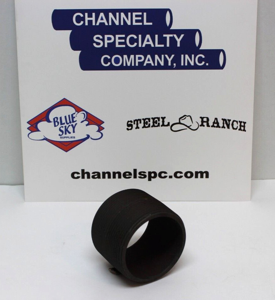 3" x Close Sch80 Blk Smls Nipple: Surplus