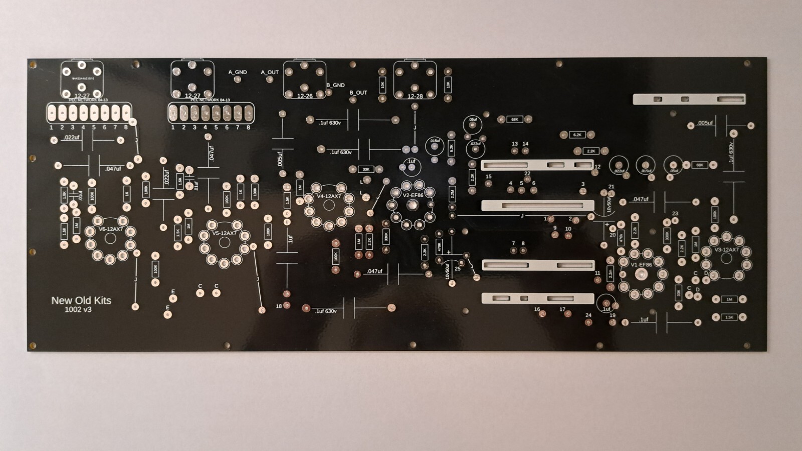 All new Pre-Amplifier circuit board for AA-100 Heathkit Stereo  New bare PCB.