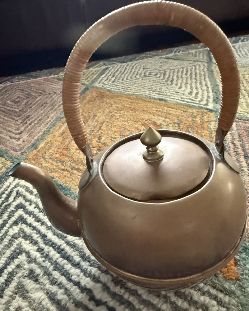 Antique Copper Tea Set, Beautiful Patina