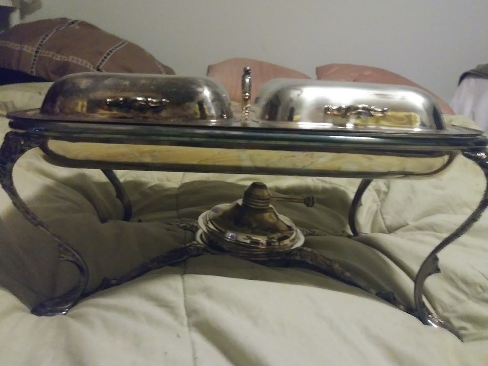 Covered Serving Dish Baroque Wallace Silverplated