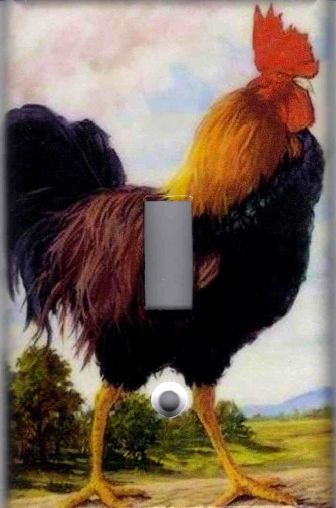 ROOSTER KITCHEN HOME DECOR LIGHT SWITCH PLATES AND OUTLETS