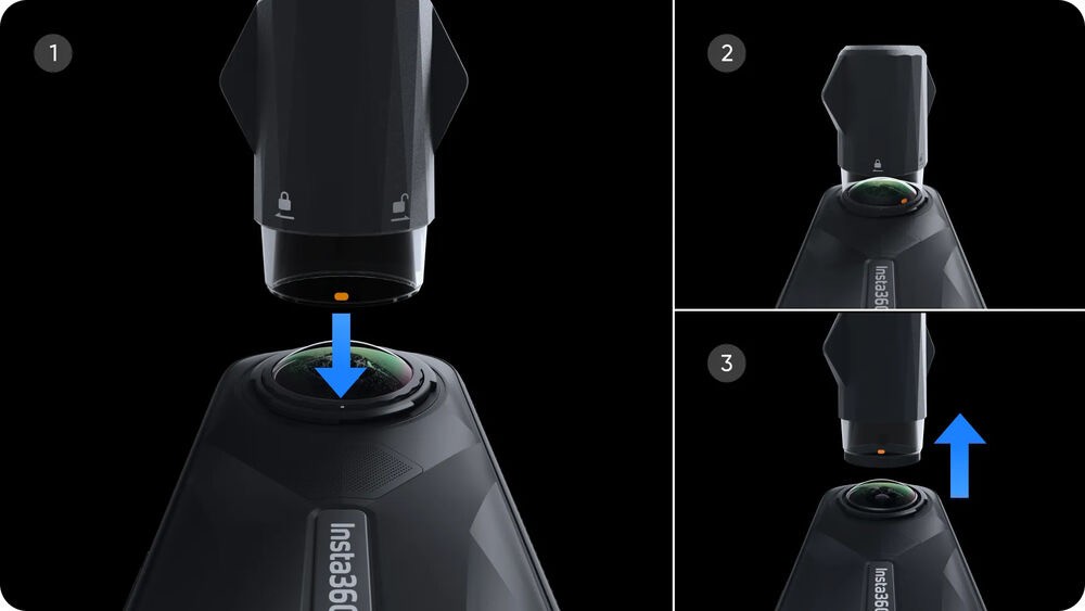 Brand New Insta360 X5 Replacement Lens Kit (Original) CINSBAHB