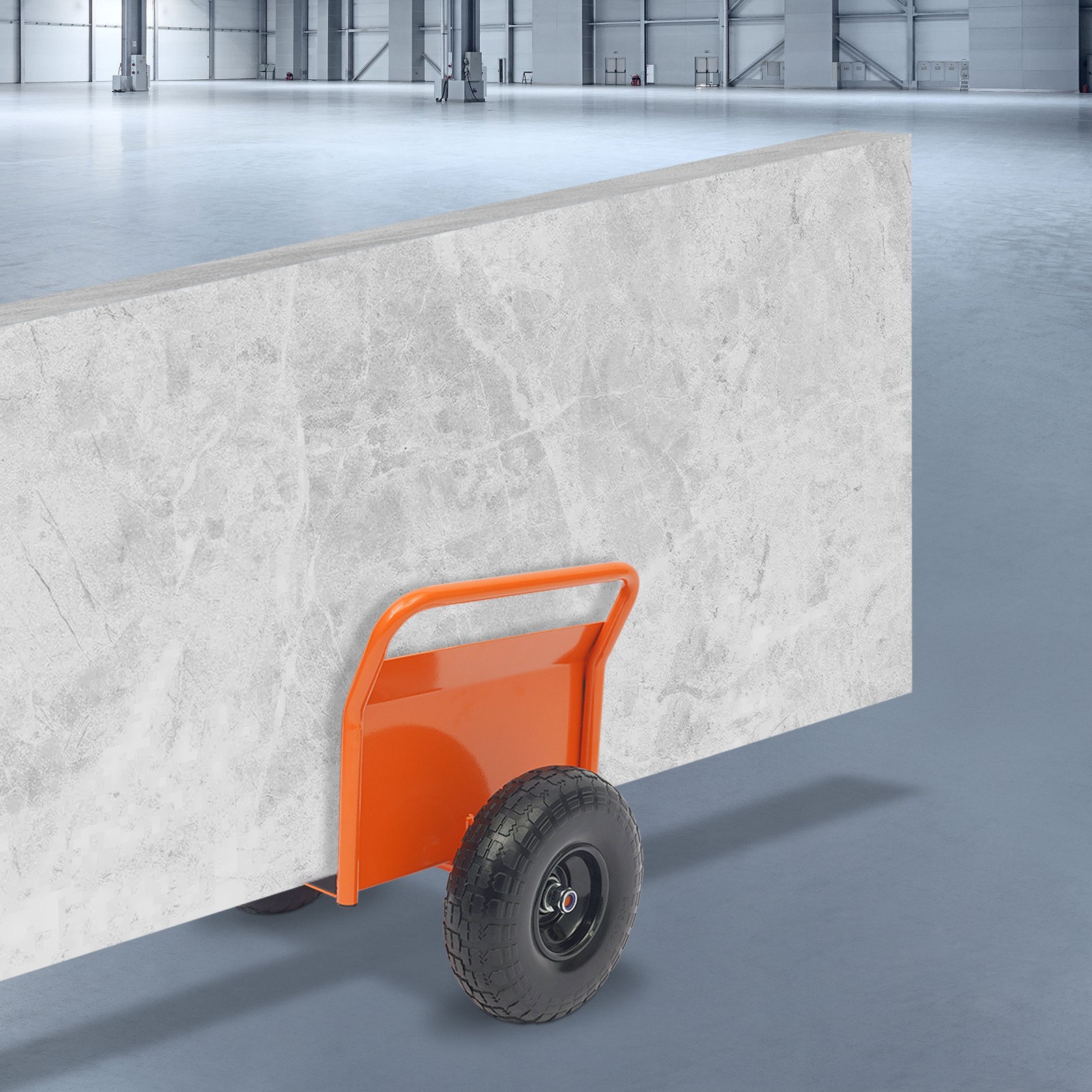 Slab Dolly, Heavy Duty Panel Dolly Cart, Panel Dolly with 10-Inch Tires