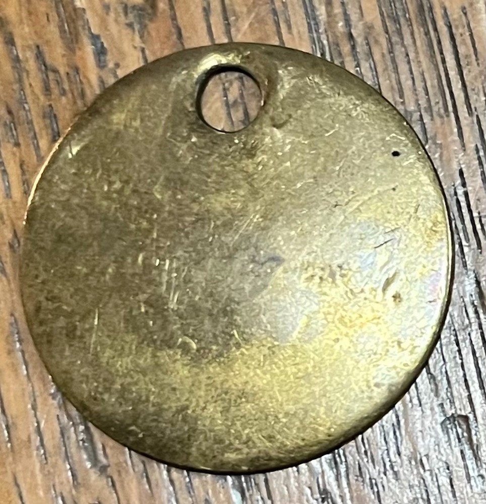 Vintage Lorence Colliery (Probably Florence?) Mining Pit Check Tally Token 351