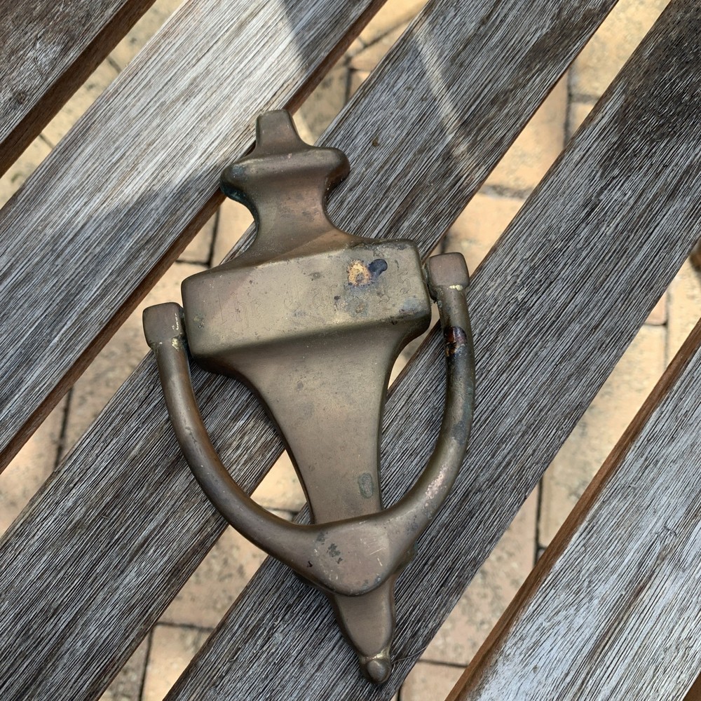G and D Solid Brass Door Knocker Made In Spain