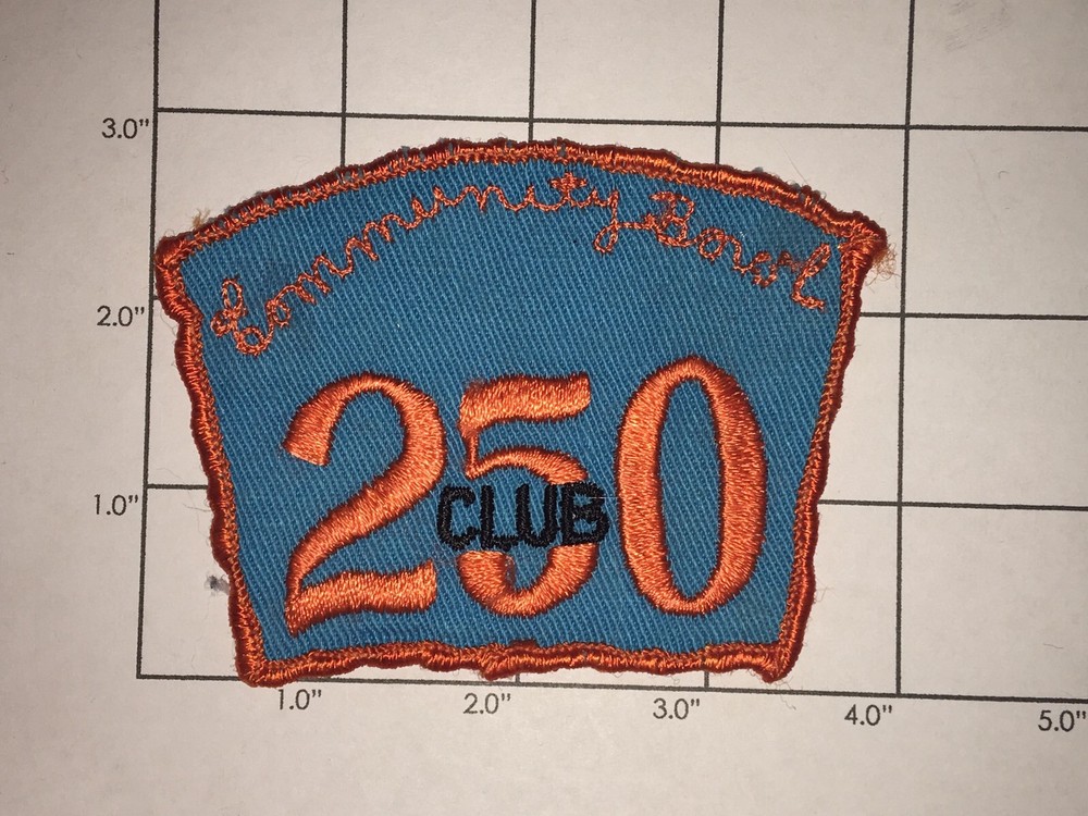 Community Bowl 250 Patch - Vintage Bowling