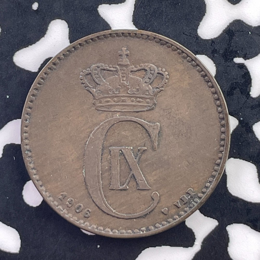 1906 Denmark 2 Ore Lot#C8045
