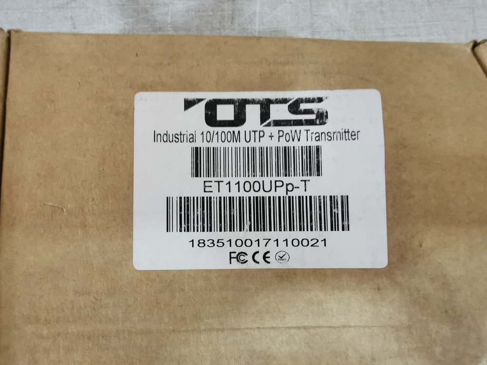 OTS ET1100UPp-T INDUSTRIAL 10/100M UTP+ PoW TRANSMITTER