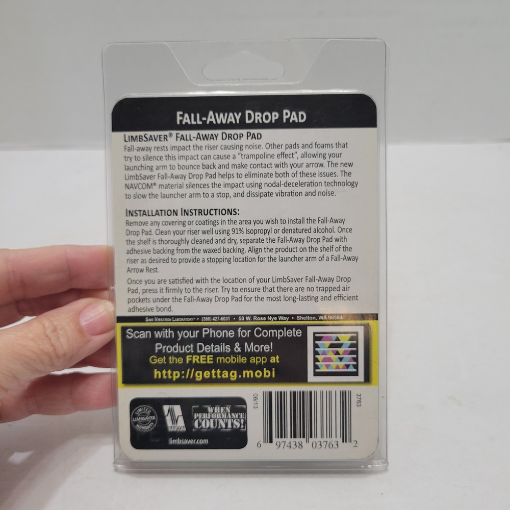 New Limbsaver Fall-Away Arrow Rest Drop Pad #3763