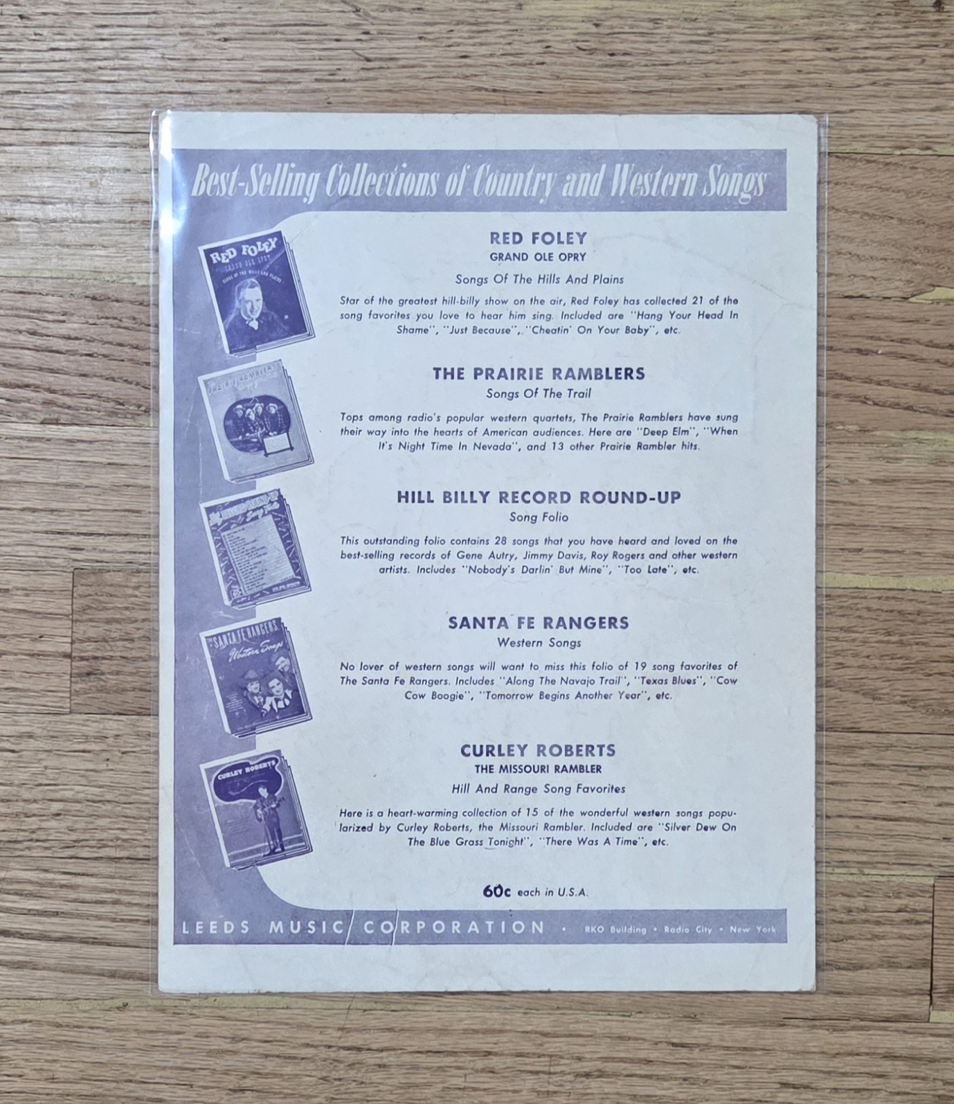 (8) Vintage Music Sheets Lot