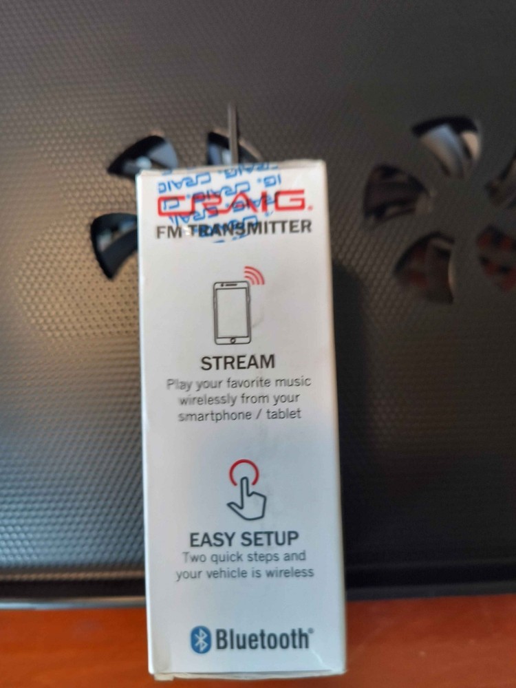 Craig Fm Radio Transmitter, New In Box.