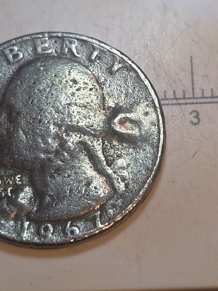 1967 Washington Quarter ERROR