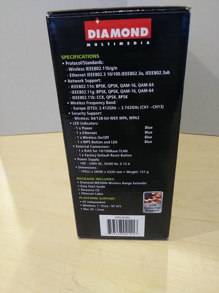 DIAMOND - WIRELESS RANGE EXTENDER - WR300N