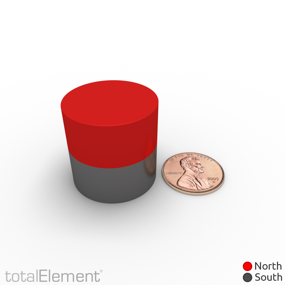 1 Inch Powerful Neodymium Rare Earth Large Cylinder Magnet N52 (1 Magnet)