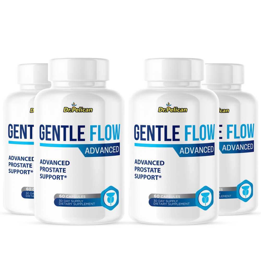 Gentle Flow Advanced - Prostate Support- 4 Bottles- 240 Capsules