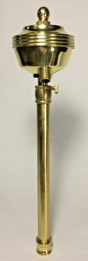 New 8.5"-13" Adjustable Cluster, Solid Brass, Polished & Lacquered, #AC415