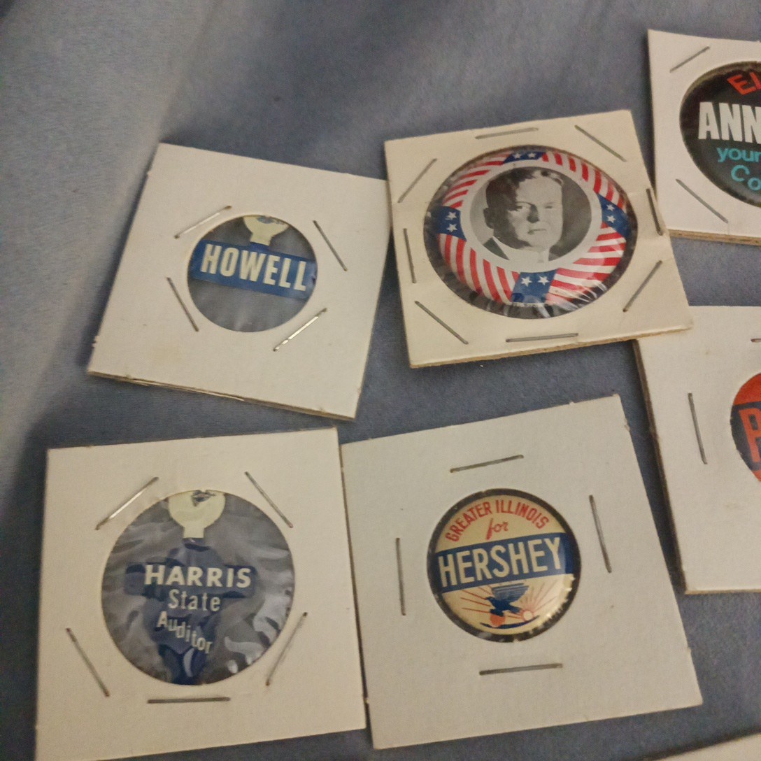 Lot of 40 Chicago Illinois local political pinback button pin.1960-1980s