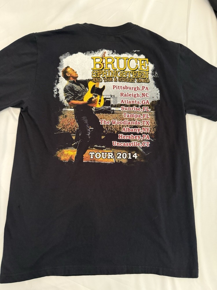 Bruce Springsteen 2014 Tour Shirt Medium