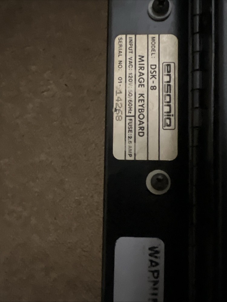 Ensoniq Mirage DSK-8 (fully functional)