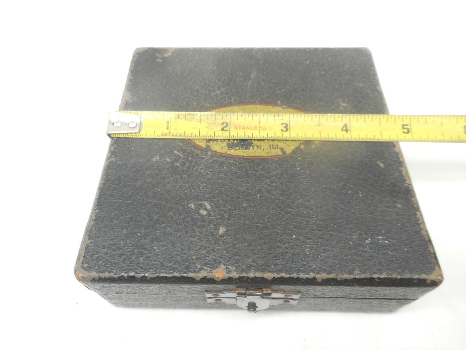 Vintage MUNICIPAL INSTRUMENT CO Dipping Needle Circle Mining Compass in Case