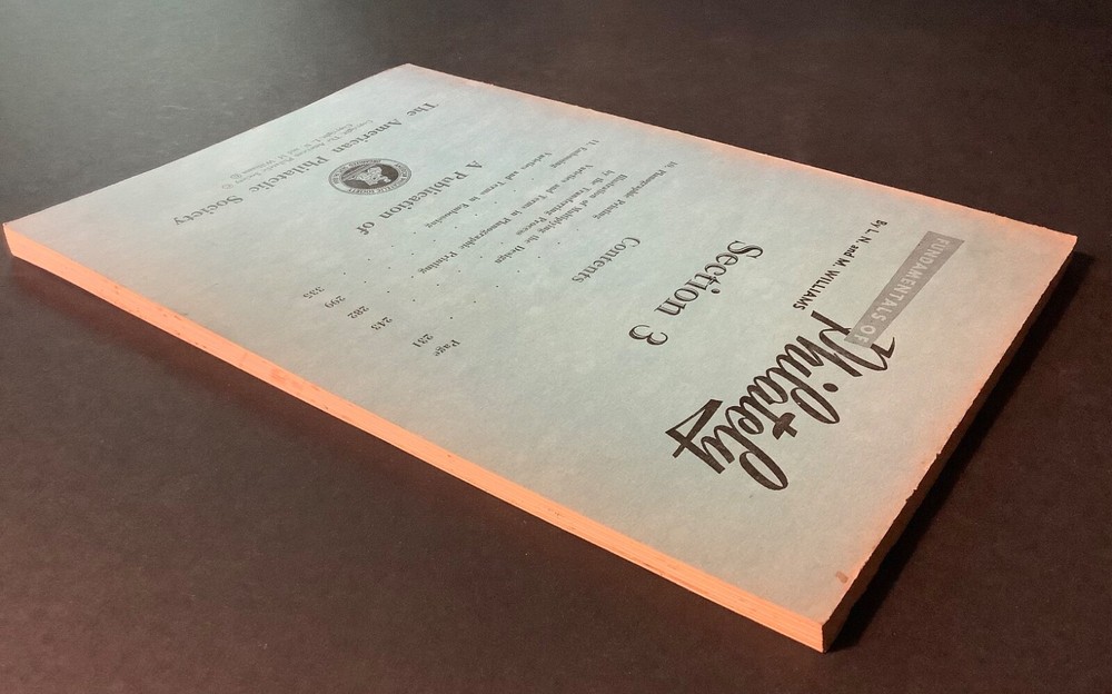 FUNDAMENTALS OF PHILATELY Vols 3-5 1964-68 APS Generously Illustrated Softcover