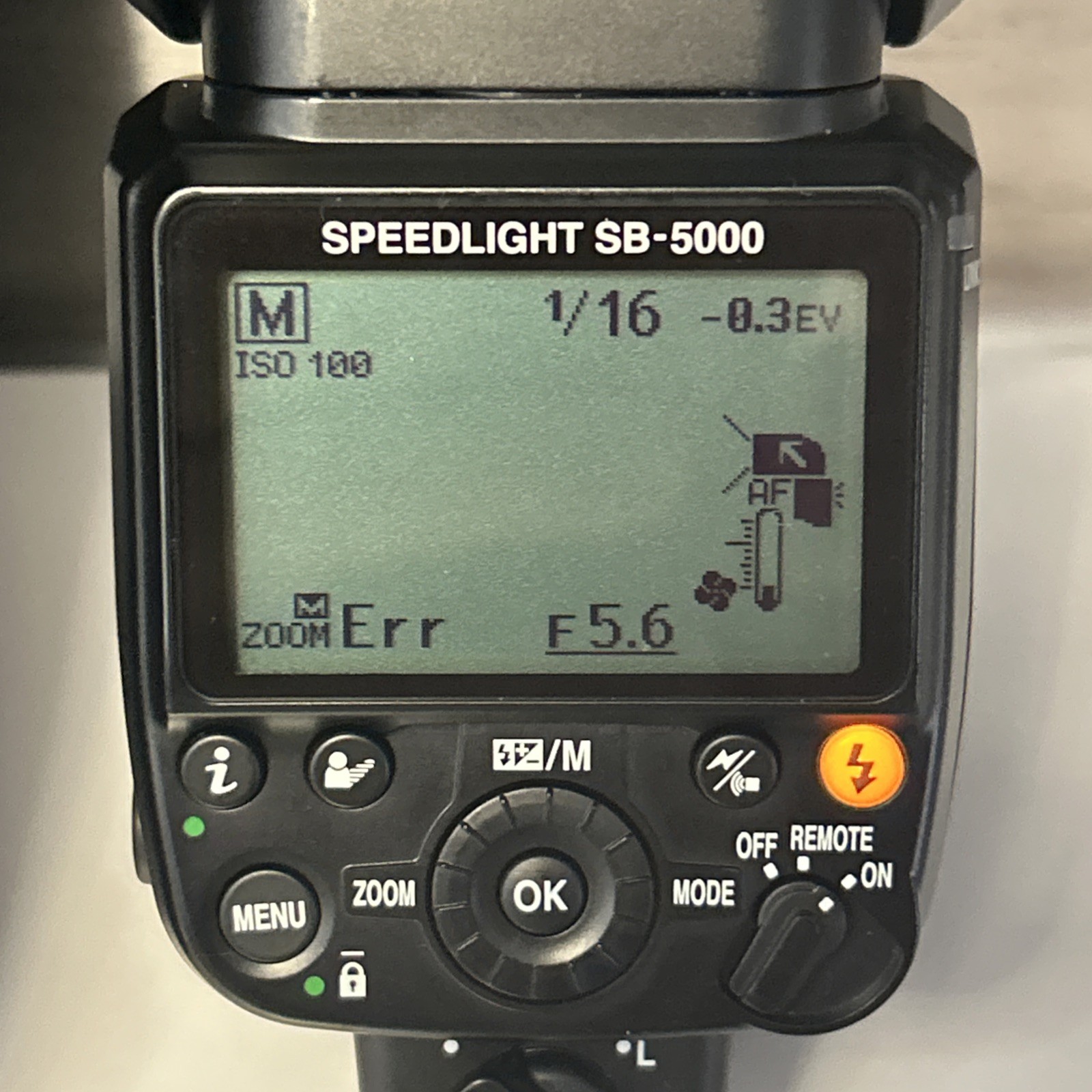 In Box [ MINT++ w /case ] Nikon Speedlight SB-5000 Shoe Mount Flash