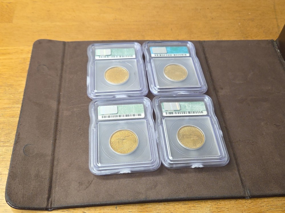 AUTHENTICATED SACAGAWEA DOLLAR COINS ASSORTED YEARS