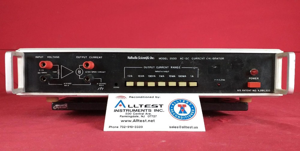 Valhalla 2500 AC-DC Current Calibrator