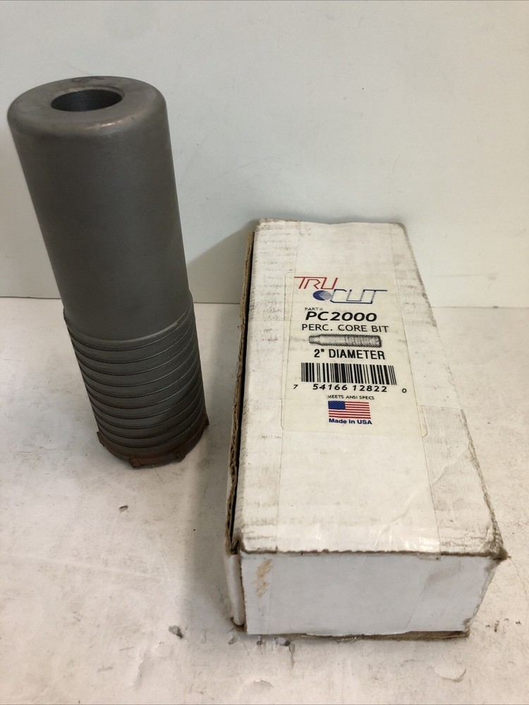 Tru-Cut Perc. Core Bit 2" Diameter 6" Tall - PC2000