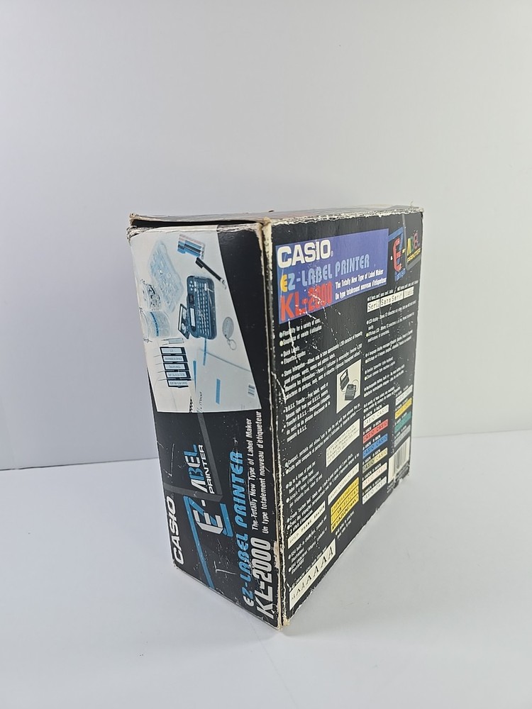 Vintage Casio EZ-Label Printer KL-2000