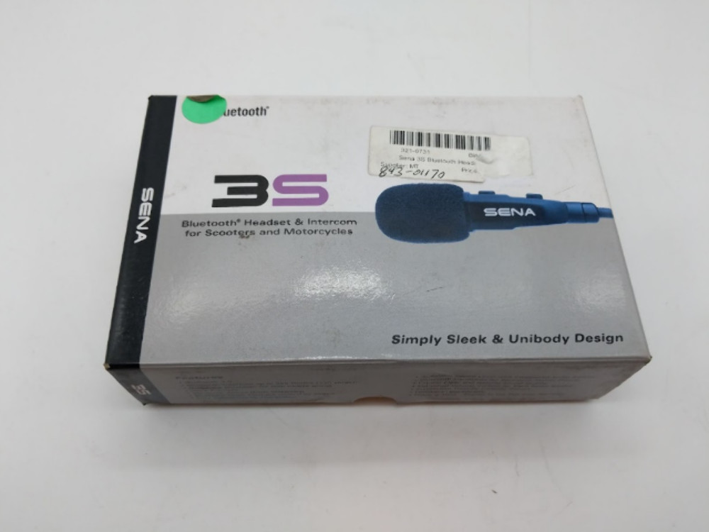 SENA 3S Boom Microphone Kit Single Pack Motorcycle Bluetooth Headset 843-01170
