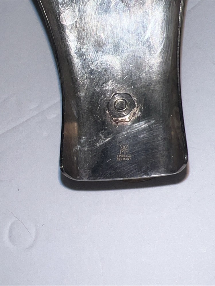 Vintage 1970s WMF Ikora Silverplated 2-Light Candleholder Leuchter #4923 Germany