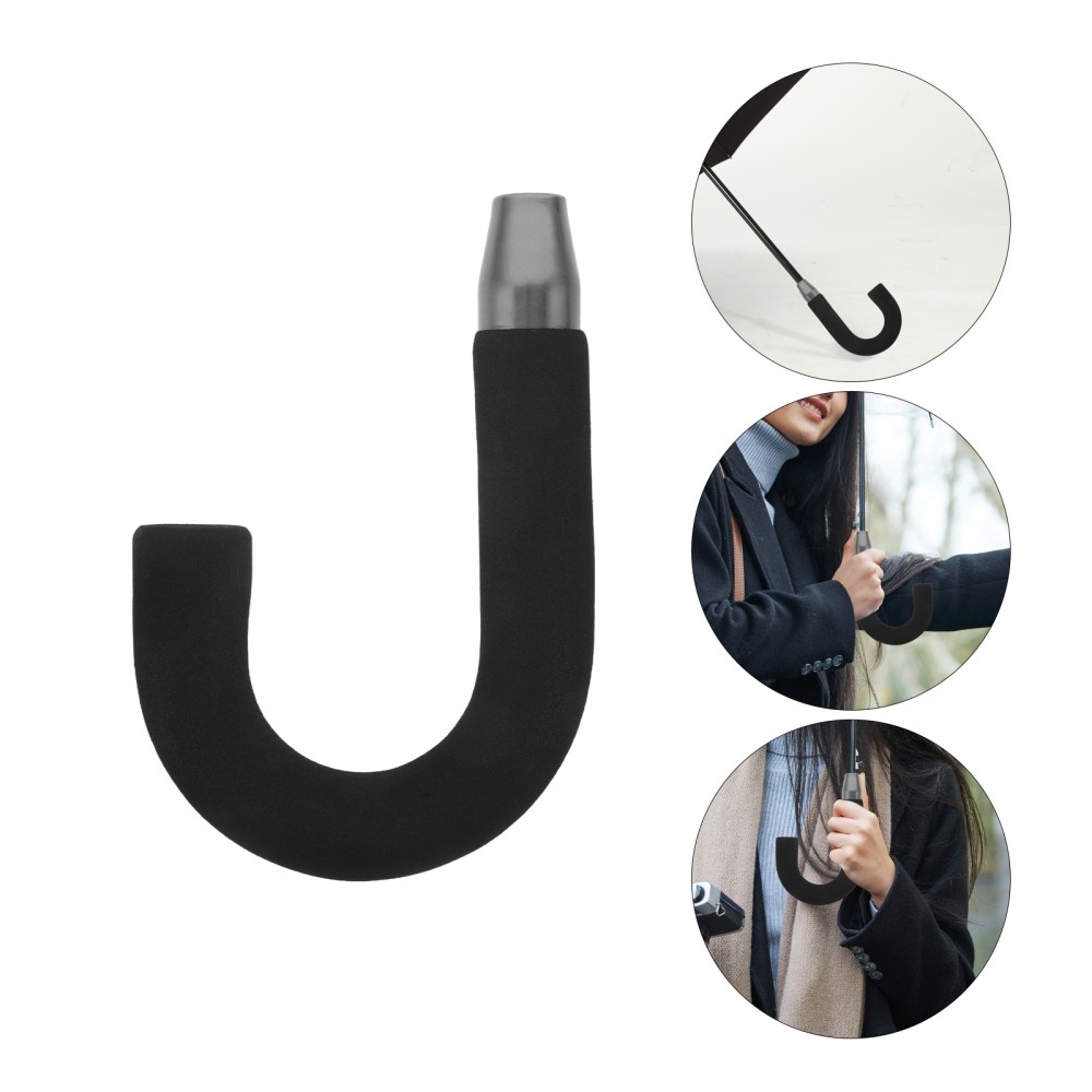 Umbrella Handle Replacement Part Soft Sponge Grip 14 mm Diameter Hook Handle