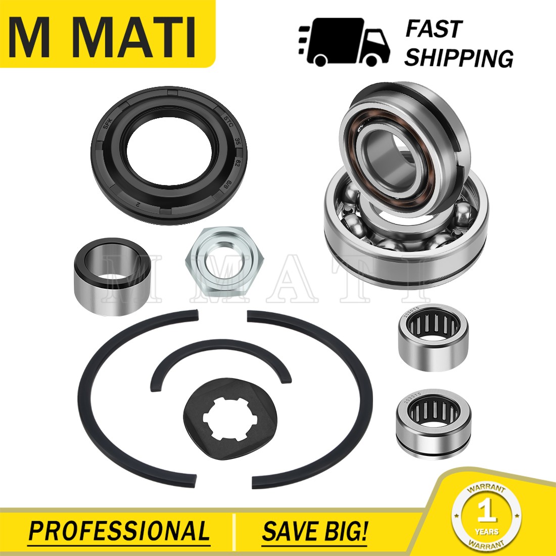 Transmission Bearings Kit For Yamaha Banshee 350 YFZ350 1987-2006 93311-22027-00