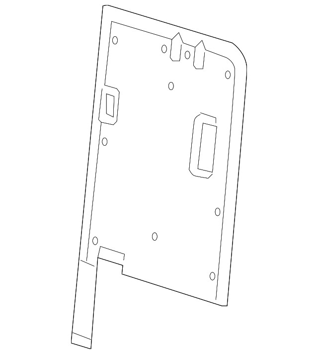 Genuine GM Back Panel 89043333