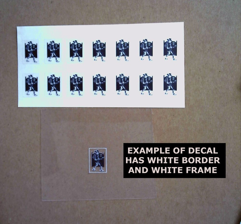 Game Plan SHARP SHOOTER  Pinball Machine Drop Target Decal Set  14 Decals