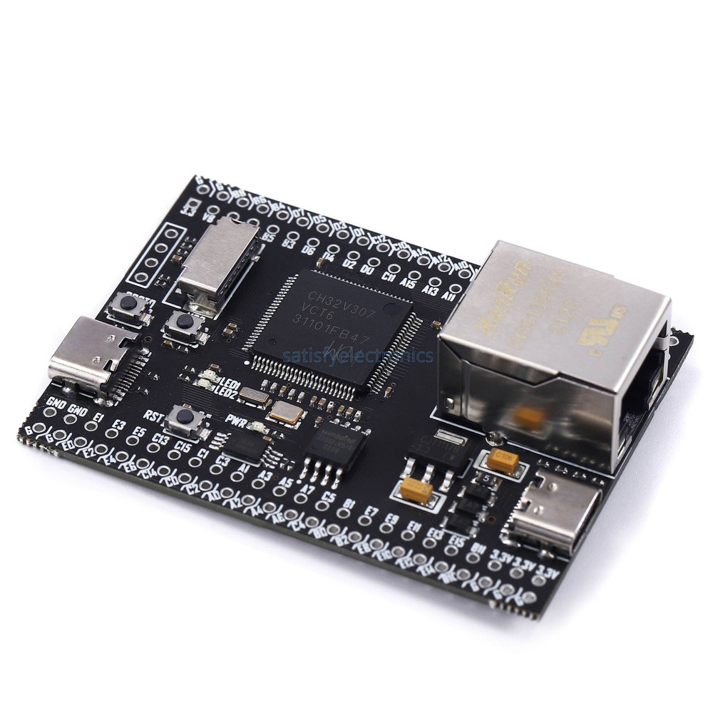 CH32V307VCT6 development board RISC-V core support RT-Thread onboard