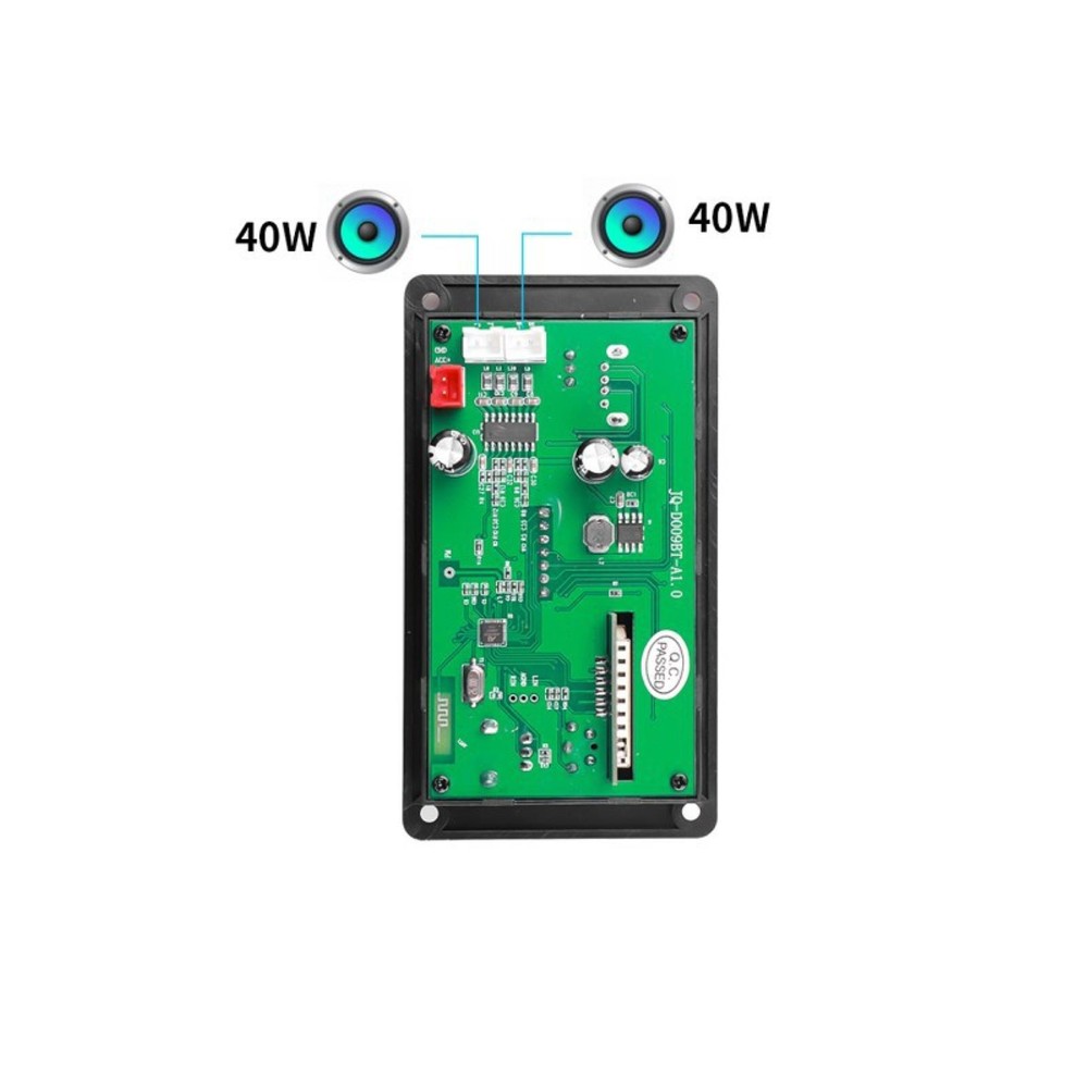 BT 5.0 Audio Amplifier Decoder Board MP3/WMA/WAV/FLAC Convenient Operation