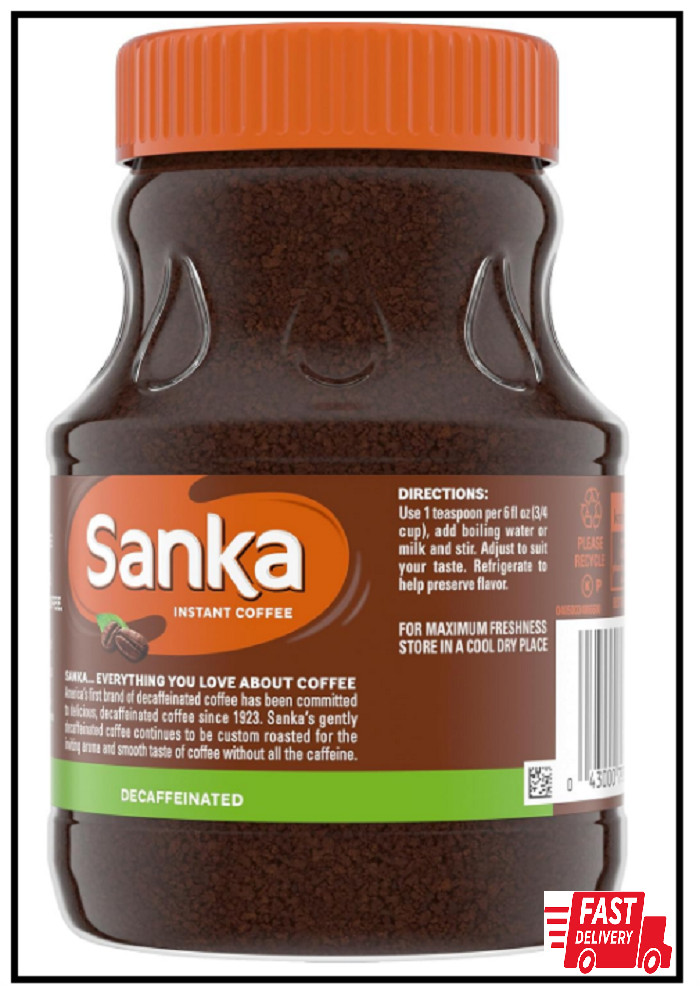 Sanka Decaf Instant Coffee, 8 oz Jar