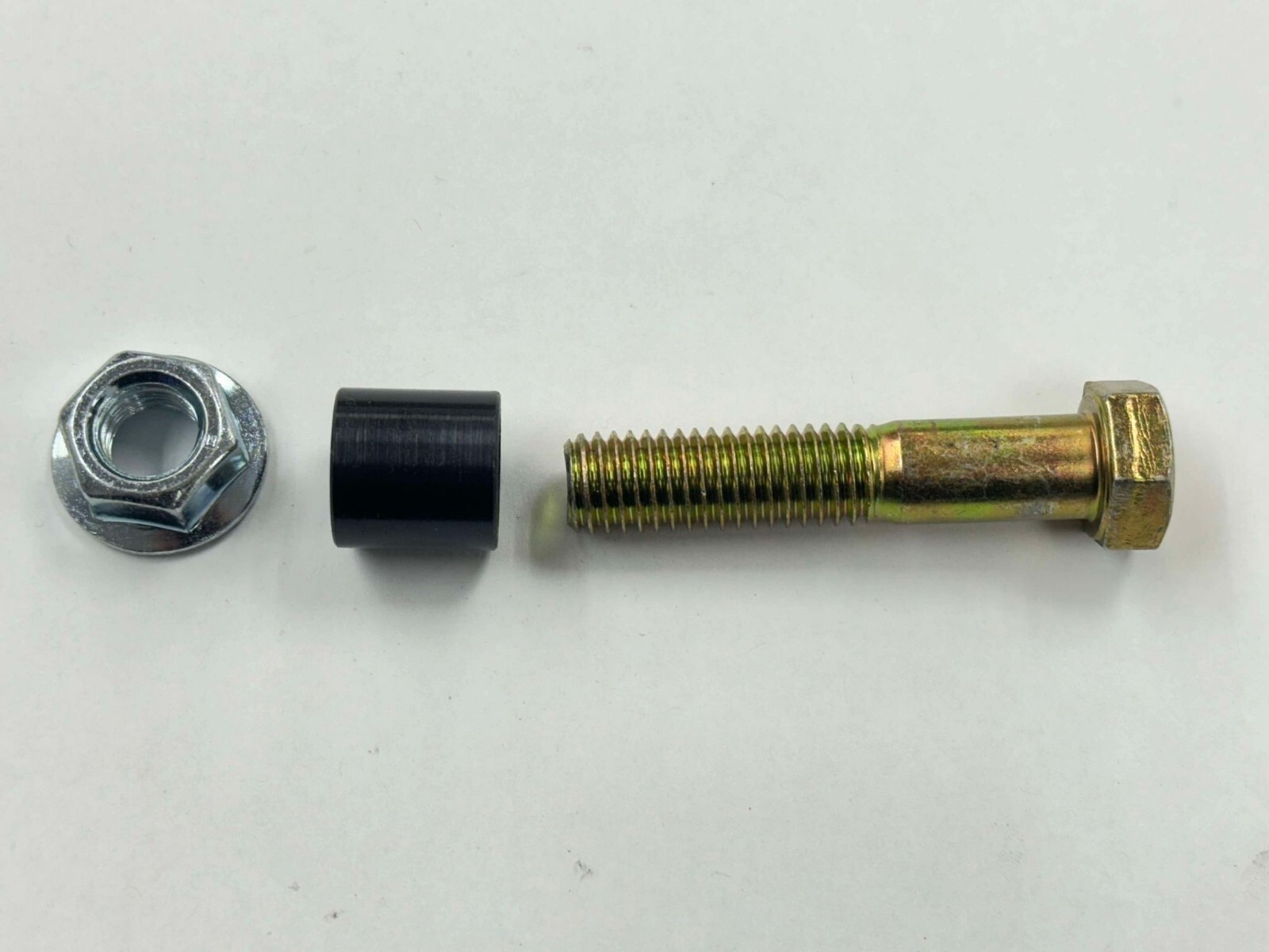 1/2 Shock Bolt with Spacer Bushing Nut 2.25" Long PAIR (2)