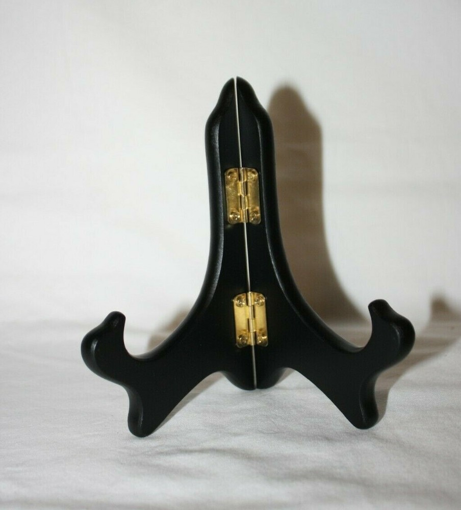 5" Hinged Black Finish Display Easel